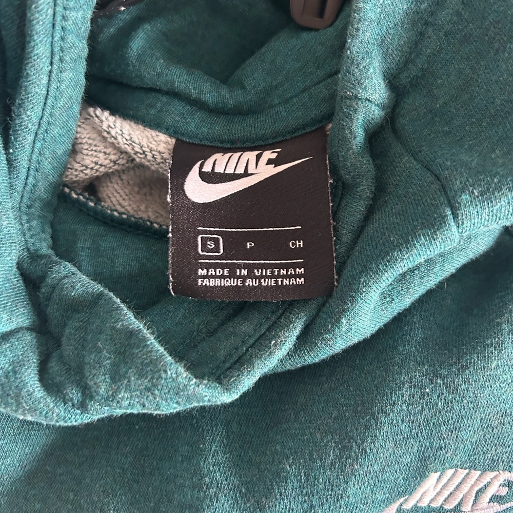 Nike Women's Deep Teal Hoodie Size Small Petite - Picture 11 of 12